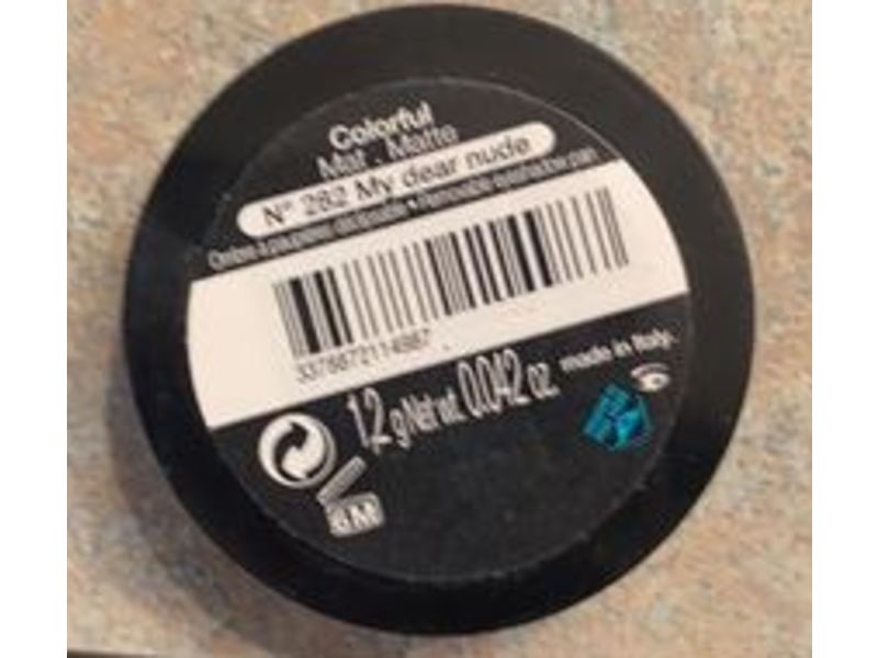 Sephora Colorful Mat Eyeshadow, Matte, My Dear Nude, 0.042 oz/1.2 g