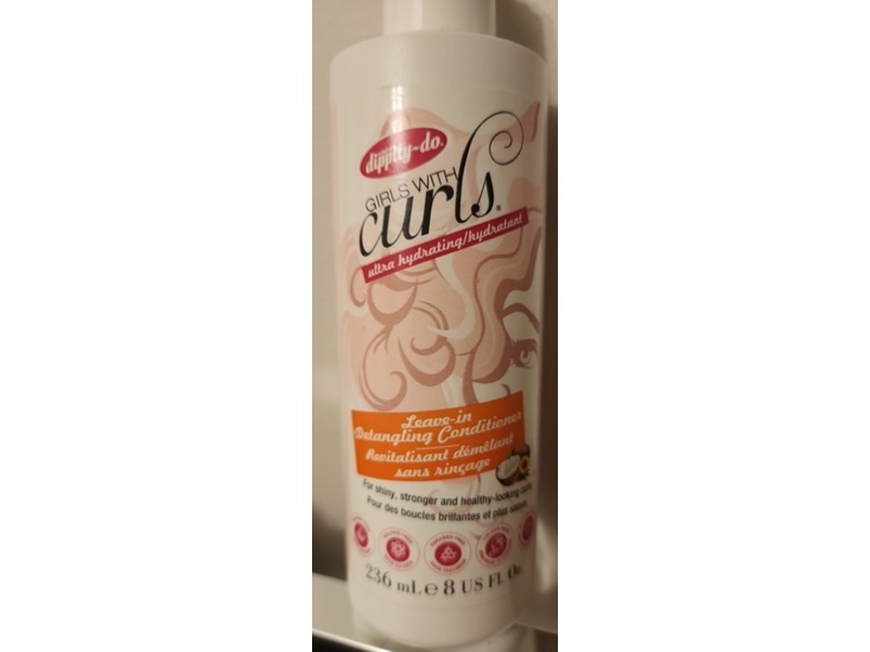 Dippity-do Girls With Curls Leave-In Detangling Conditioner, 8 fl oz/236 mL