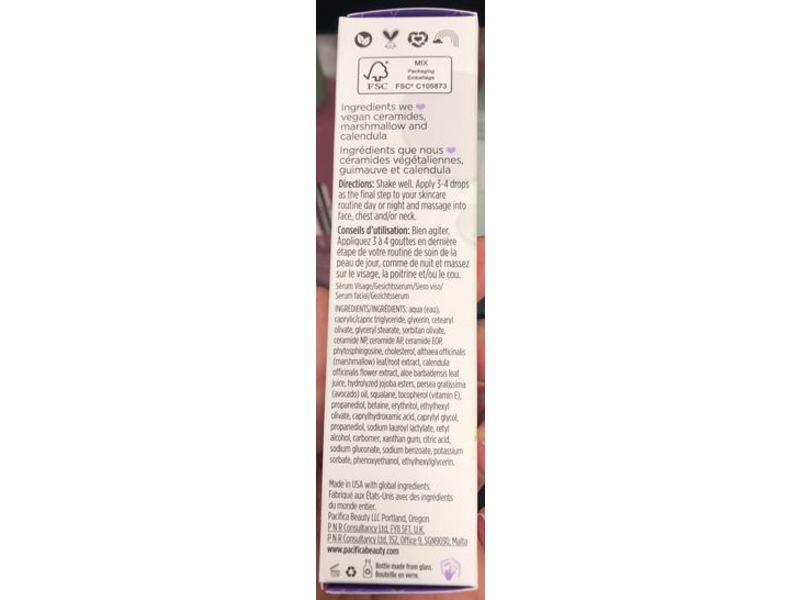 Pacifica Vegan Ceramide Serum, 1 fl oz/29 mL