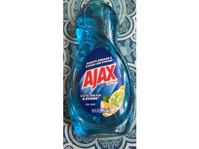 Ajax Ultra Dish Liquid, Citrus Scent + Salt, 10 fl oz/295 mL