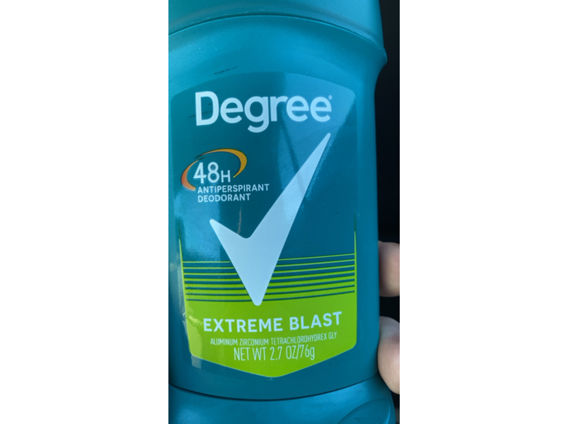 Degree 48H Antiperspirant Deodorant, Extreme Blast, 2.7 oz/76 g