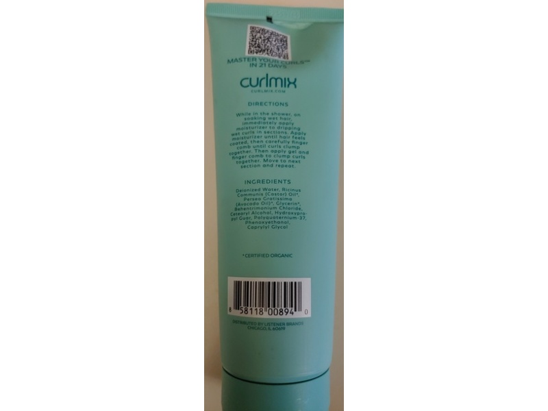 Curlmix Wash + Go Moisturizer, Heavy Hold, Fragrance Free, 8 oz/236 mL