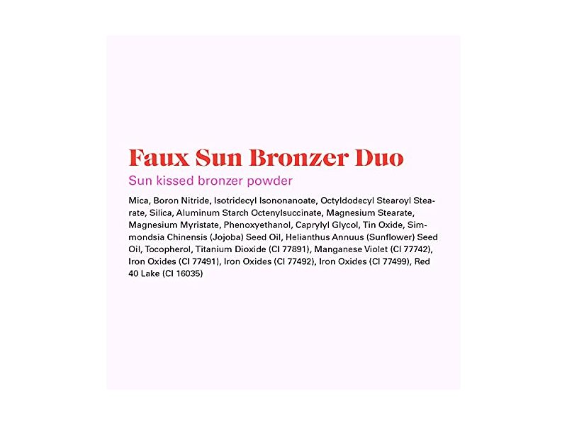 PYT Beauty Bronzer Duo, Bali, Hypoallergenic, Vegan Makeup, 1 Count