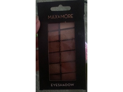 Max & More 12 Color Eyeshadow Palette, 1.5 g