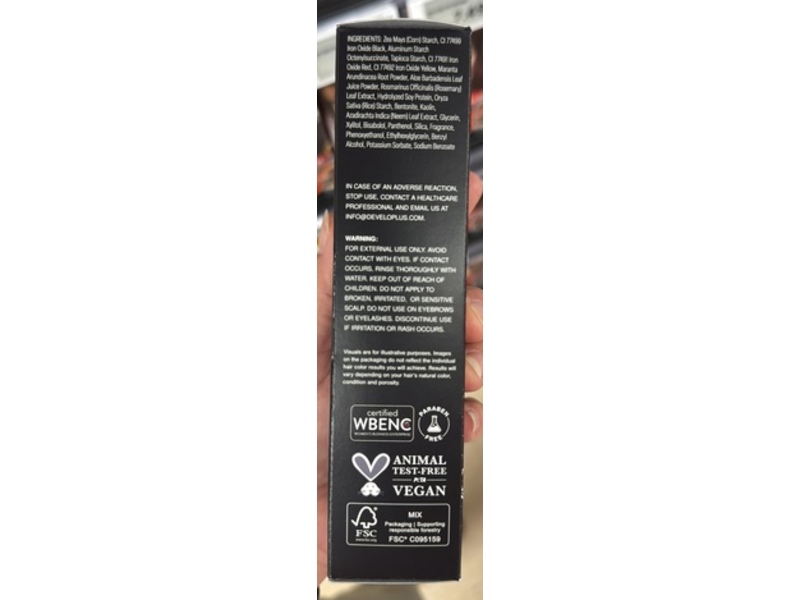 No Gray Quick 4-In-1 Root Touch Up Powder, Medium To Dark Brown, 0.5 oz/14 g