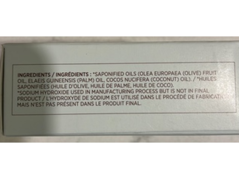 Sensible Co. Natural Cold Pressed Soap, Unscented, 110 g