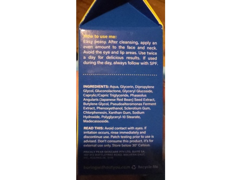 Boring Without You Make Me Wet Hydrating Brightening Milk Serum, 0.34 fl oz/10 mL