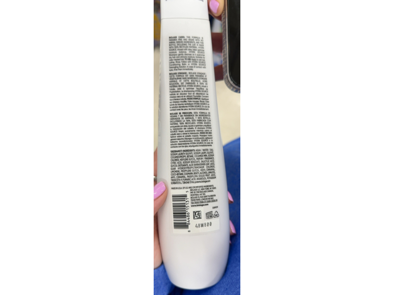 Biolage Hydra Source Shampoo, Aloe, 13.5 fl oz/400 mL