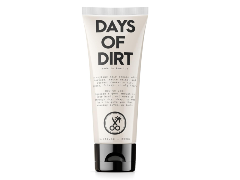 California Born Days of Dirt Hair Styling Cream, 6.8 fl oz/200 mL