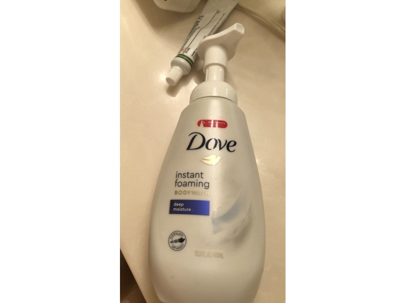 Dove Instant Foaming Deep Moisture Bodywash, 13.5 fl/400 mL