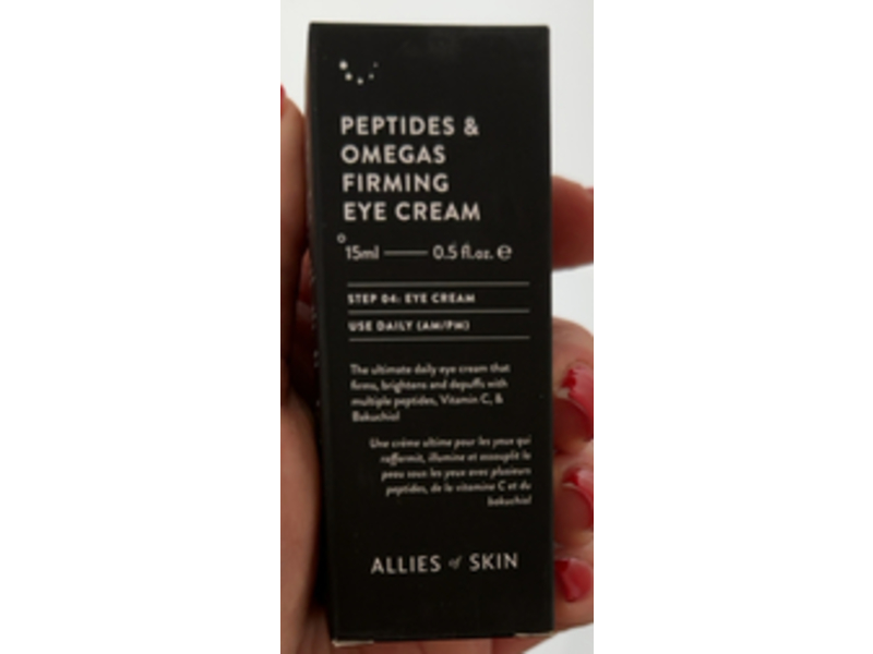 Allies of Skin Peptides & Omegas Firming Eye Cream, 0.5 oz/15 mL