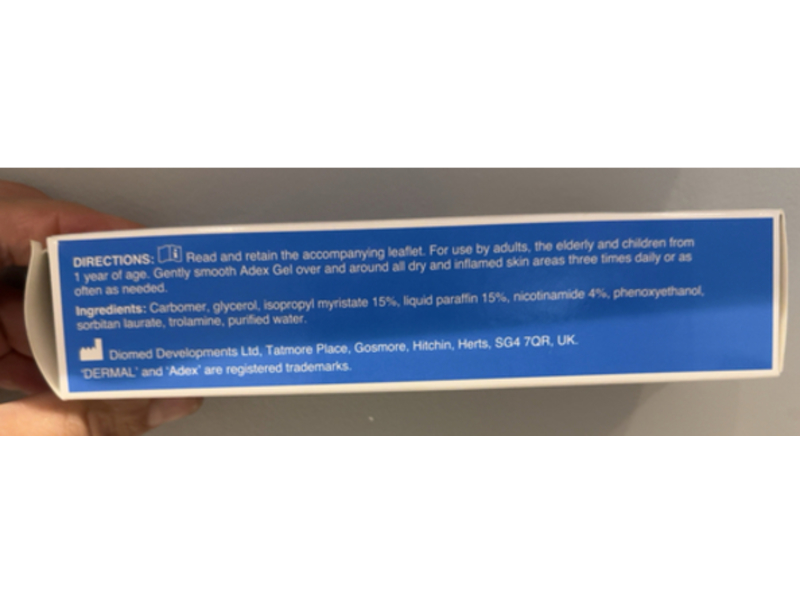 Dermal Adex Gel, 100 g