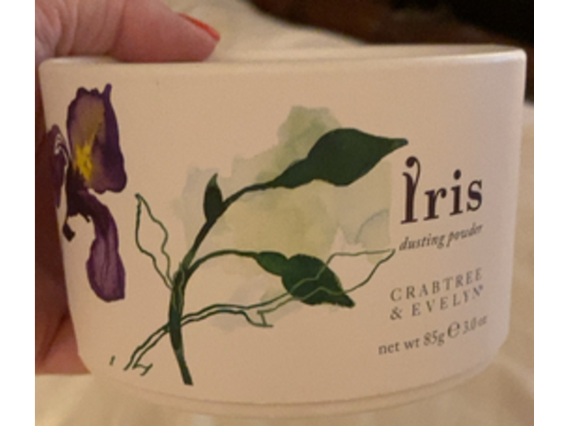 Crabtree & Evelyn Body Dusting Powder, Iris, 3 oz/85 g