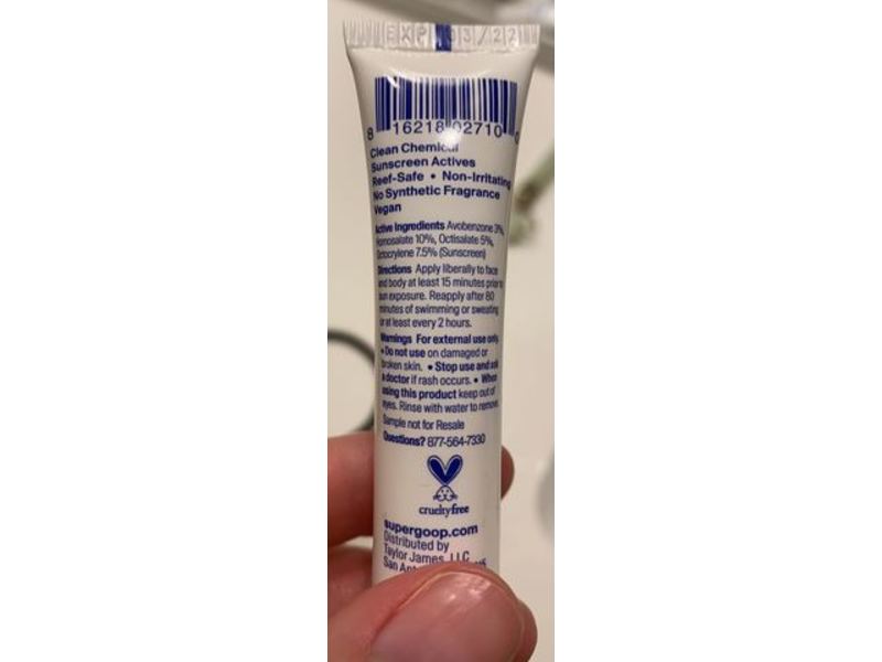 Supergoop! Play Everyday Lotion With Sunflower Extract, SPF 50, 0.33 fl oz/10 mL