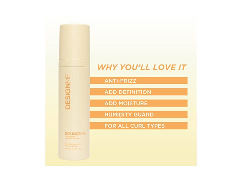 Design.Me Bounce Me Curl Enhancing Spray Gel, 7.77 oz/230 mL