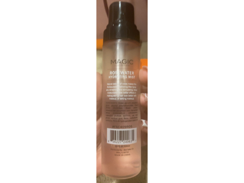 Magic Hydrating Mist, Rose Water, 3.4 fl oz/100 mL