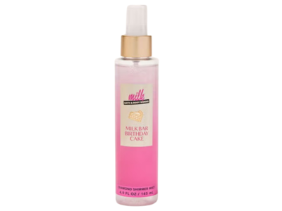 Bath & Body Works Diamond Shimmer Mist, Milk Bar Birthday Cake, 4.9 fl oz/145 mL