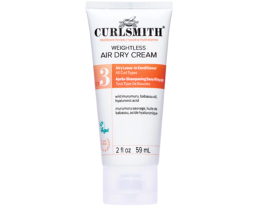 Curlsmith Weightless Air Dry Leave -In Conditioning Cream, 2 fl oz/59 mL