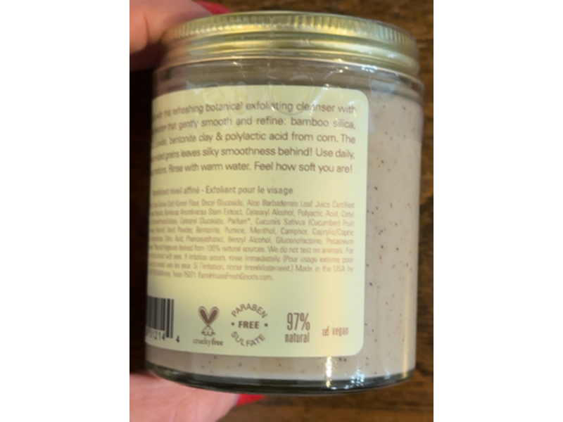 Farm House Fresh Finely Awake Face Cleansing Polish, 6 oz/170.1 g