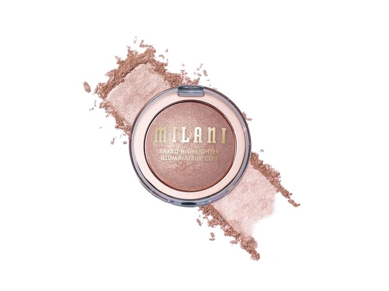 Milani Baked Highlighter, Rosa Italiana, 0.12 oz/3.5 g
