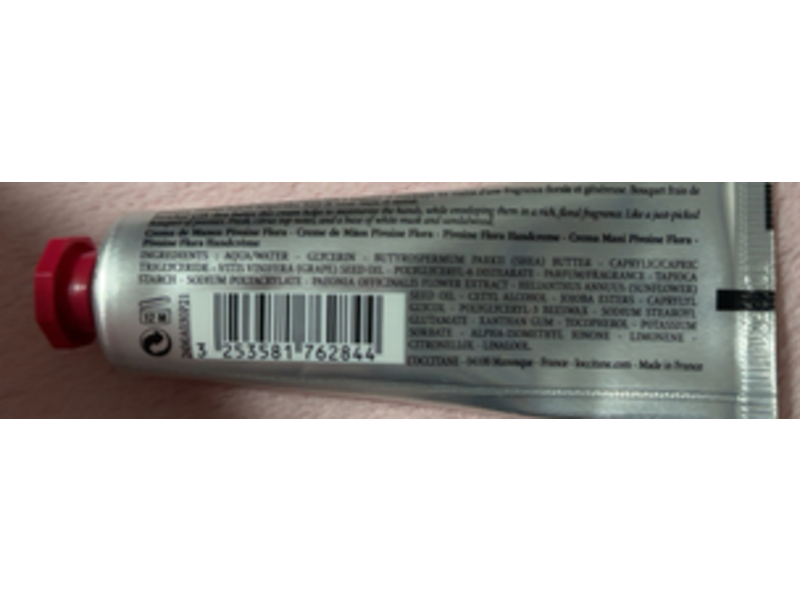 L'Occitane Pivoine Flora Hand Cream, 1 oz/30 mL