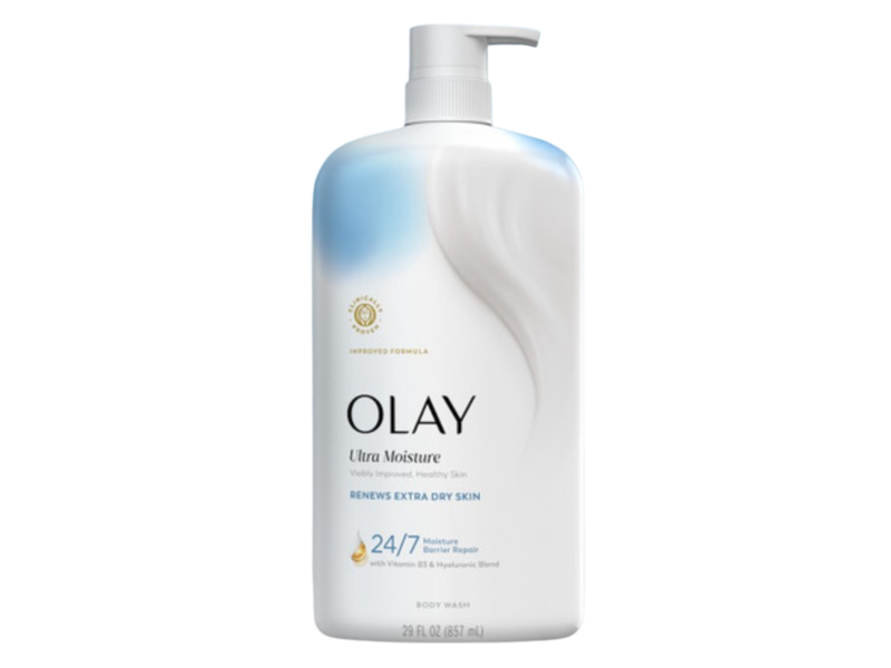 Olay Ultra Moisture Body Wash, Vitamin B3 & Hyaluronic Blend, 29 fl oz/857 mL