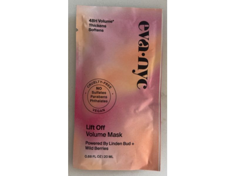 Eva.Nyc Lift Off Volume Mask, Linden Bud + Wild Berries, 0.68 fl oz/20 mL