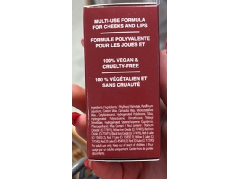Ruby & Millie Cream Blush Stick, Fruit Cake, 0.25 oz/7 g