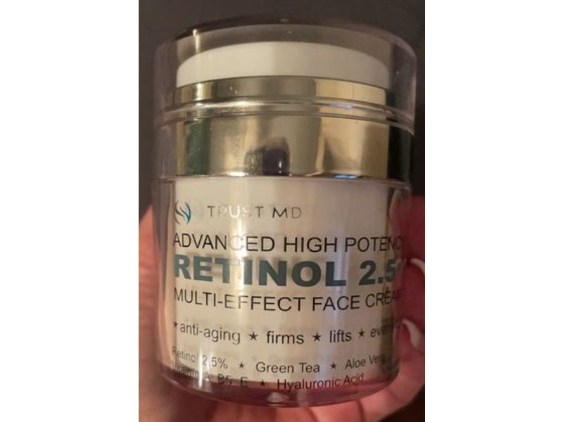 Trust MD Retinol 2.5% Multi-Effect Face Cream, 1.7 oz/50 mL