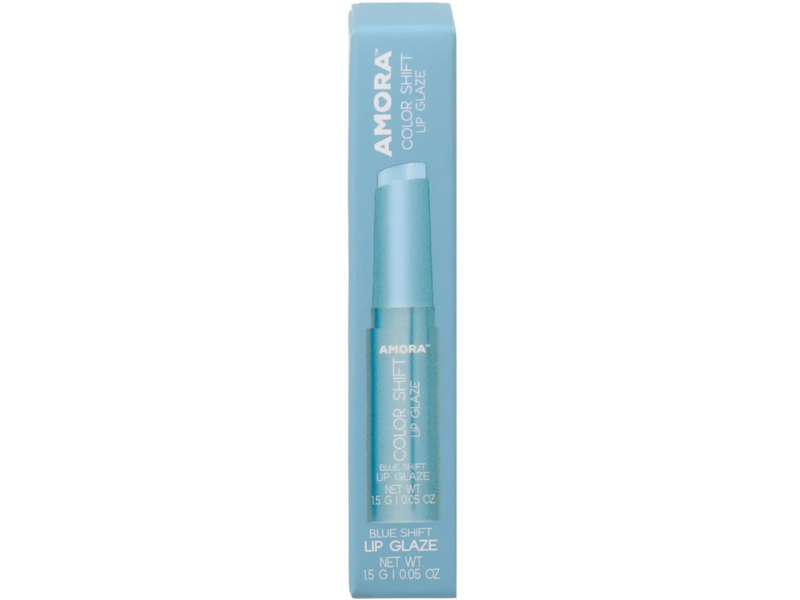 Amora Color Shift Lip Glaze, Blue Shift, 0.05 oz/15 g