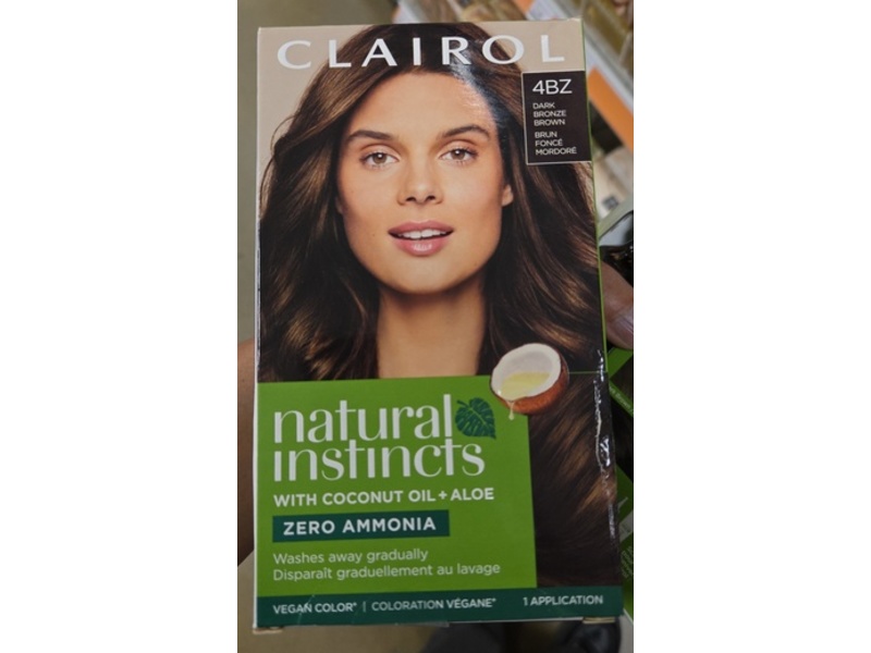 Clairol Natural Instincts Hair Color, 4BZ Dark Bronze Brown