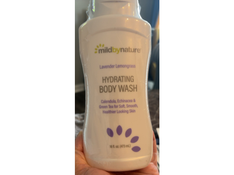 Mild By Nature Hydrating Body Wash, Lavender Lemongrass, 16 fl oz/473 mL