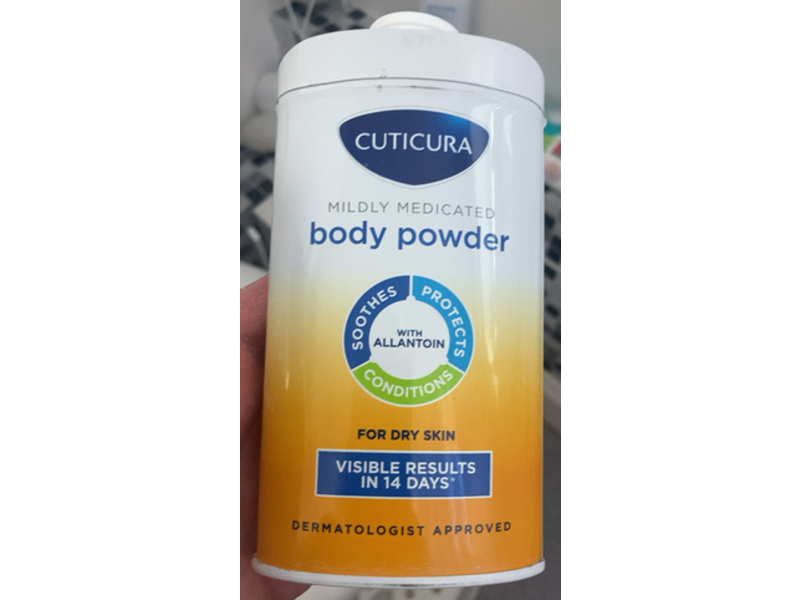 Cuticura Mildly Medicated Body Powder, Allantoin, 150 g