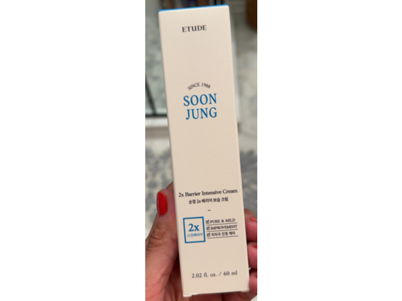 Soon Jung 2x Barrier Intensive Cream, Etude, 2.02 fl oz/60 mL