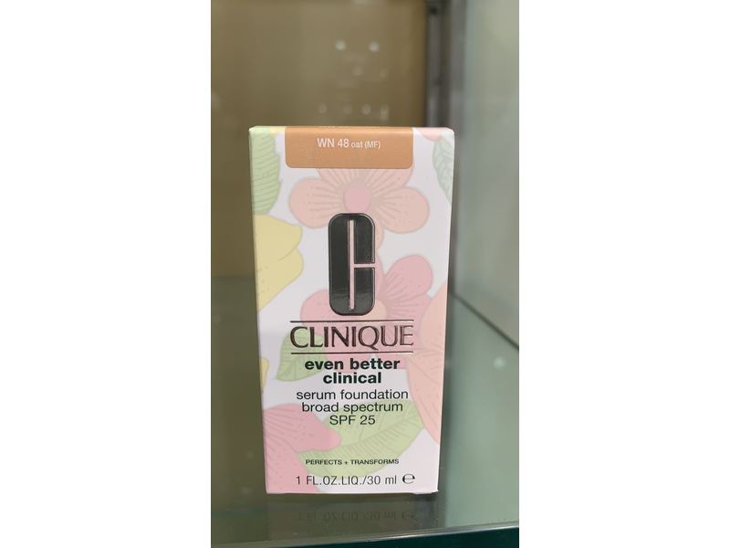 Clinique Even Better Clinical Serum Foundation, SPF 25, Wn 48 Oat, 1 fl oz/30 mL