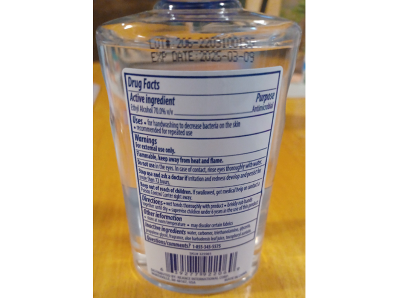 Xtra Care Antibacterial Hand Sanitizer, 70% Alcohol, Vitamin E, 8 fl oz/236 mL