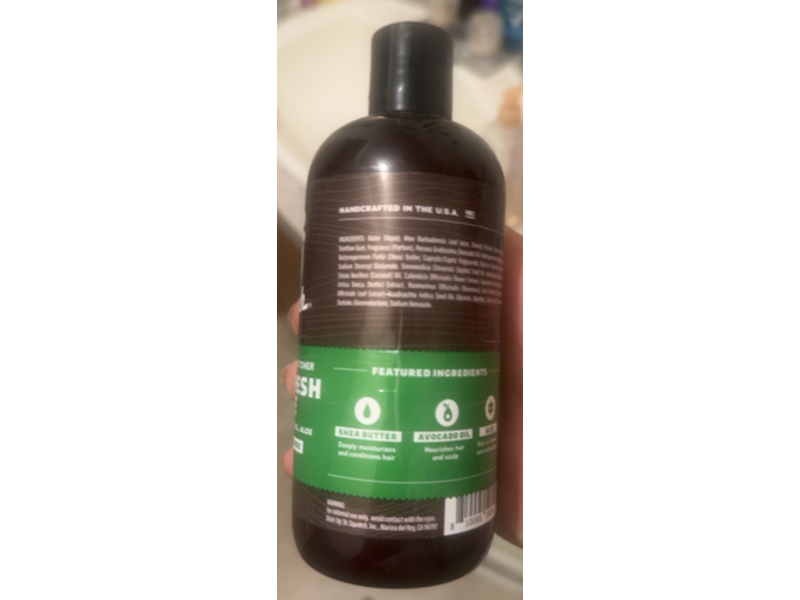 Dr. Squatch Men's Natural Conditioner, Cool Fresh Aloe, 11.5 fl oz