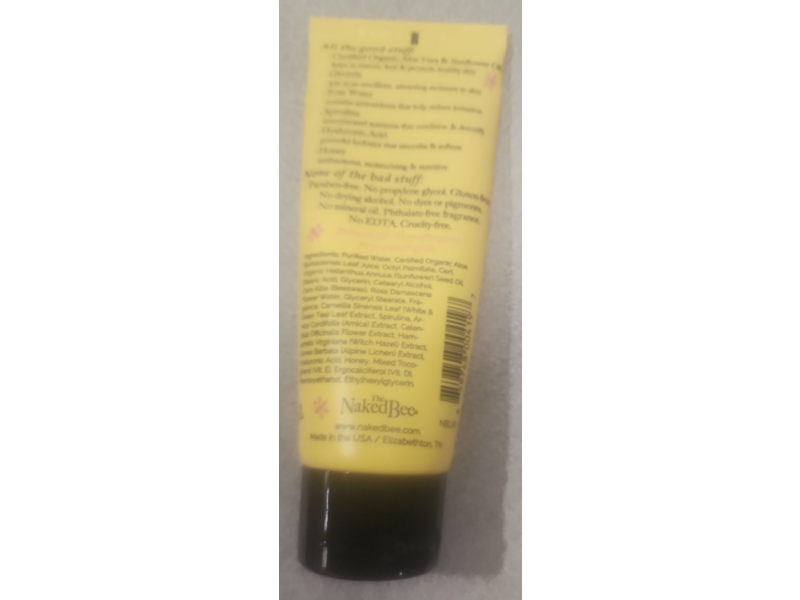 The Naked Bee Moisturizing Hand & Body Lotion, Vanilla, Rose & Honey, 2.25 fl oz/67 mL