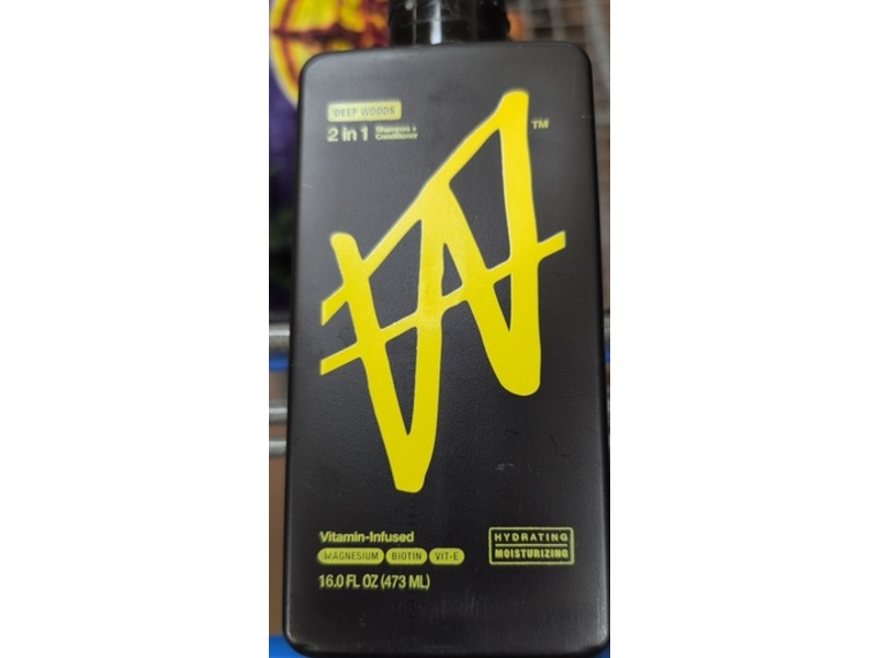 W Hydrating 2 in 1 Shampoo + Conditioner, Deep Woods, 16 fl oz/473 mL