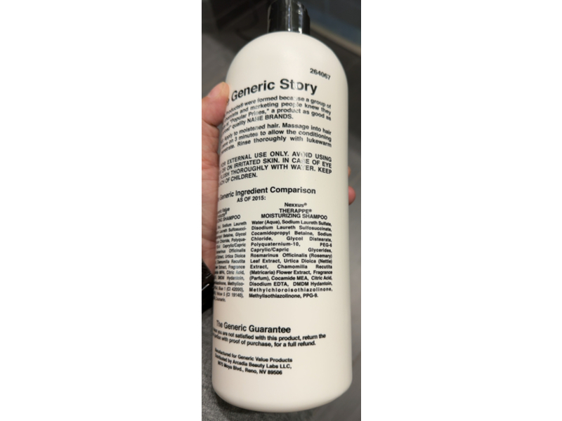 Generic Value Products Moisturizing Shampoo, 33.8 fl oz/1 L