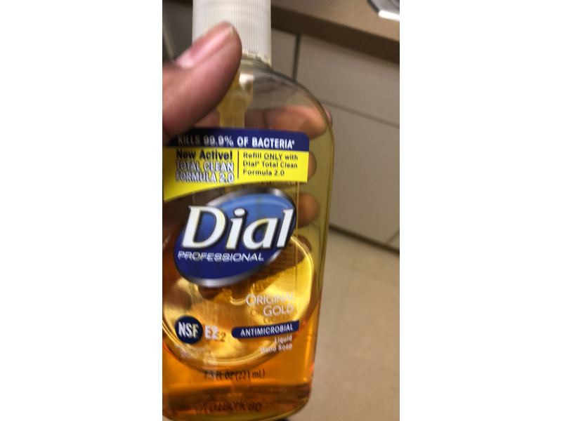 Dial Liquid Antibacterial Hand Soap, Gold, 7.5 fl oz