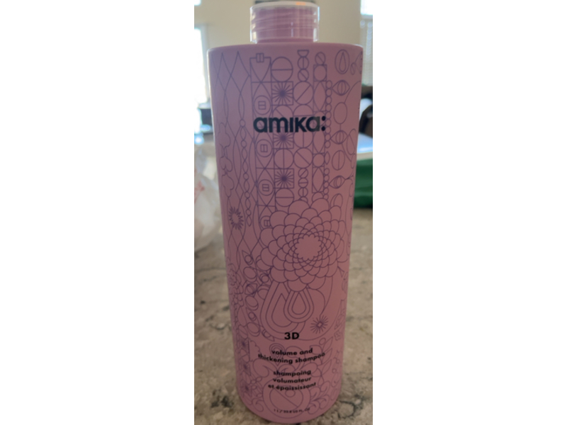Amika Volume & Thickening Shampoo, 3D,33.8 fl oz/1 L