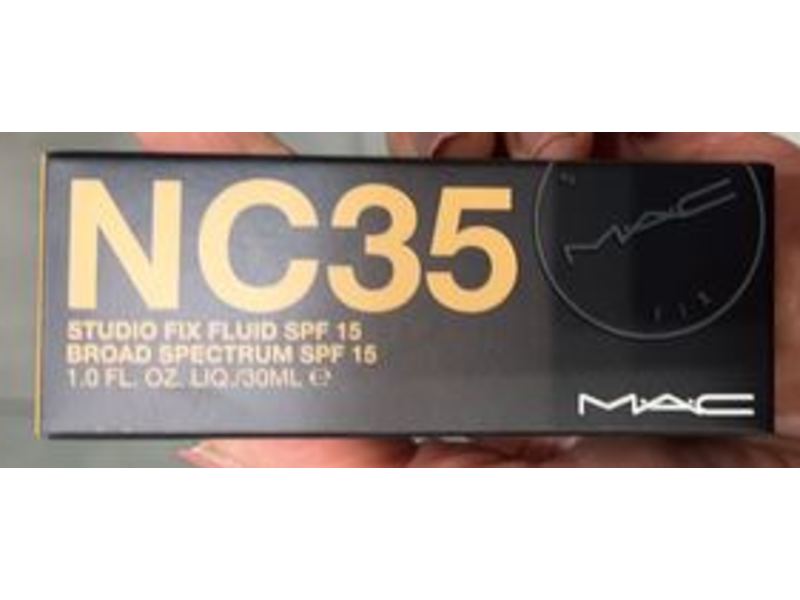 M.A.C Studio Fix Fluid Foundation, SPF 15, Nc35, 1.0 fl oz/30 mL