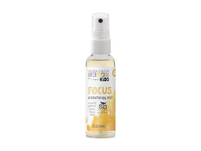 Aura Cacia Kids Focus Aromatherapy Mist, 2 fl oz/59 mL