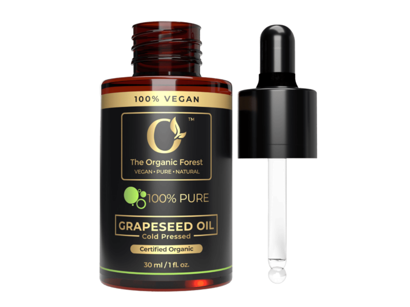 The Organic Forest Grapeseed Oil, 1 fl oz/30 mL