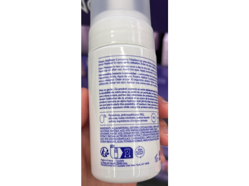 Caudalie Vinoperfect Instant Brightening Micropeel, 3.3 fl oz/100 mL