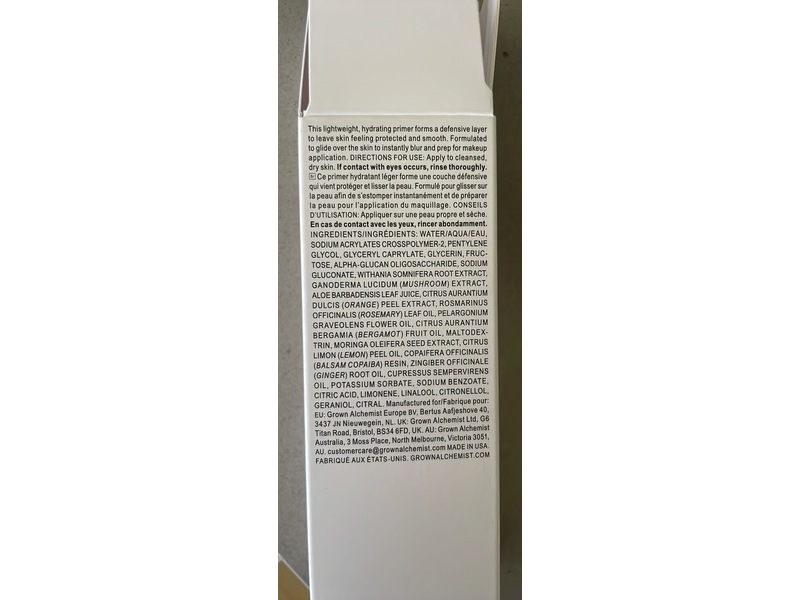Grown Alchemist Skin Defense Primer, 1.6 fl oz/50 mL