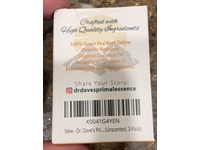 Dr. Dave's Primal Essence Tallow Lip Balm, Unscented, Pack Of 3 - Image 4