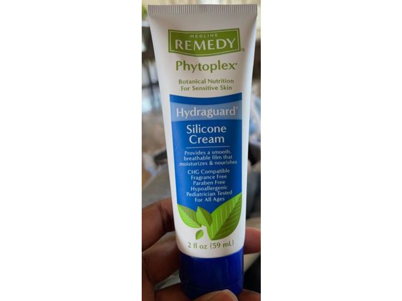 Medline Remedy Phytoplex Hydraguard Silicone Cream, Fragrance Free, 2 fl oz/59 mL