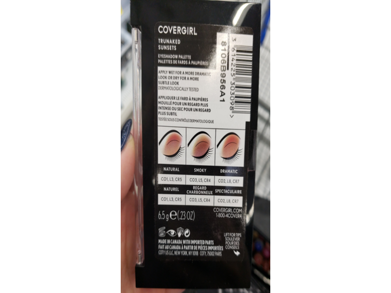 Covergirl Trunaked Eye Shadow Palette, 830 Sunsets, 0.23 oz/6.5 g